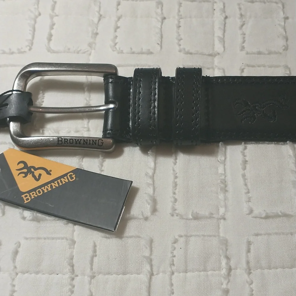 Browning Genuine Leather Brown Belt, Size‎ 52, With Tags